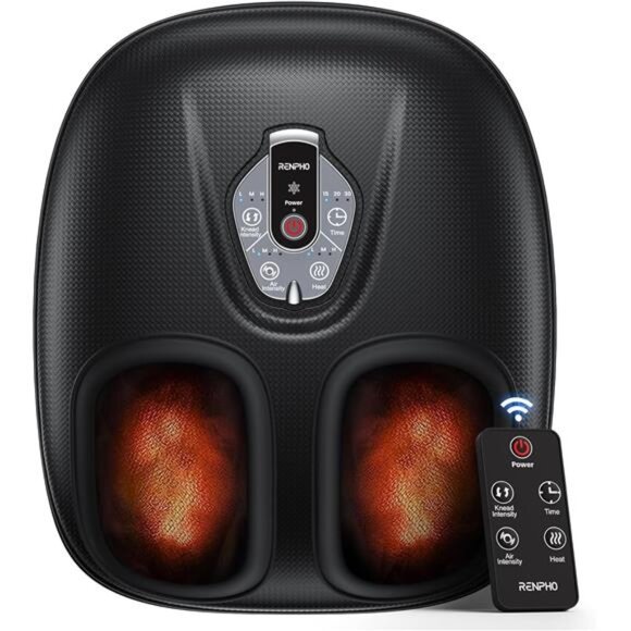 Foot Massager Machine with Heat [2025 Upgraded], FSA HSA Eligible, Foot - Picture 1 of 7